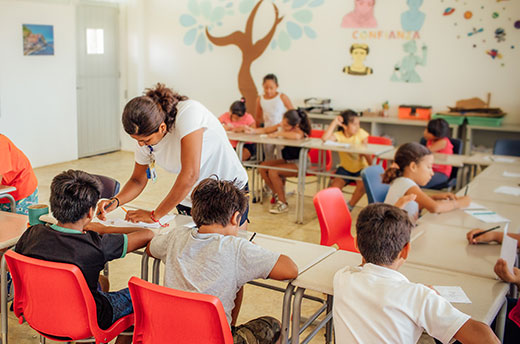 80 niños de la comunidad de Jarretaderas se beneficiaron con las actividades didácticas del curso de verano impartido por el Centro Educativo de la Fundación