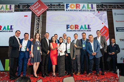 Ocupando este año la sexta posición, Grupo Vidanta es reconocido por décimo año consecutivo dentro de ‘Las Mejores Empresas para Trabajar en México’