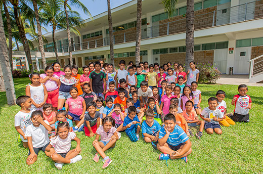 La Fundación Delia Morán Vidanta) continúa ejerciendo una labor contundente en el desarrollo y aprendizaje de los niños de las comunidades nayaritas